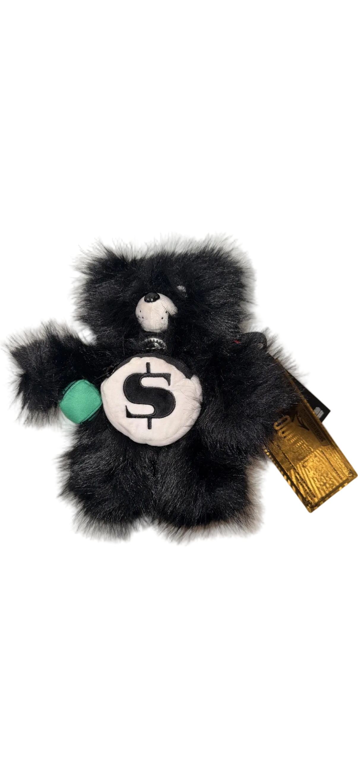 FUR CRAY BLACK BEAR CUB mini crossbody