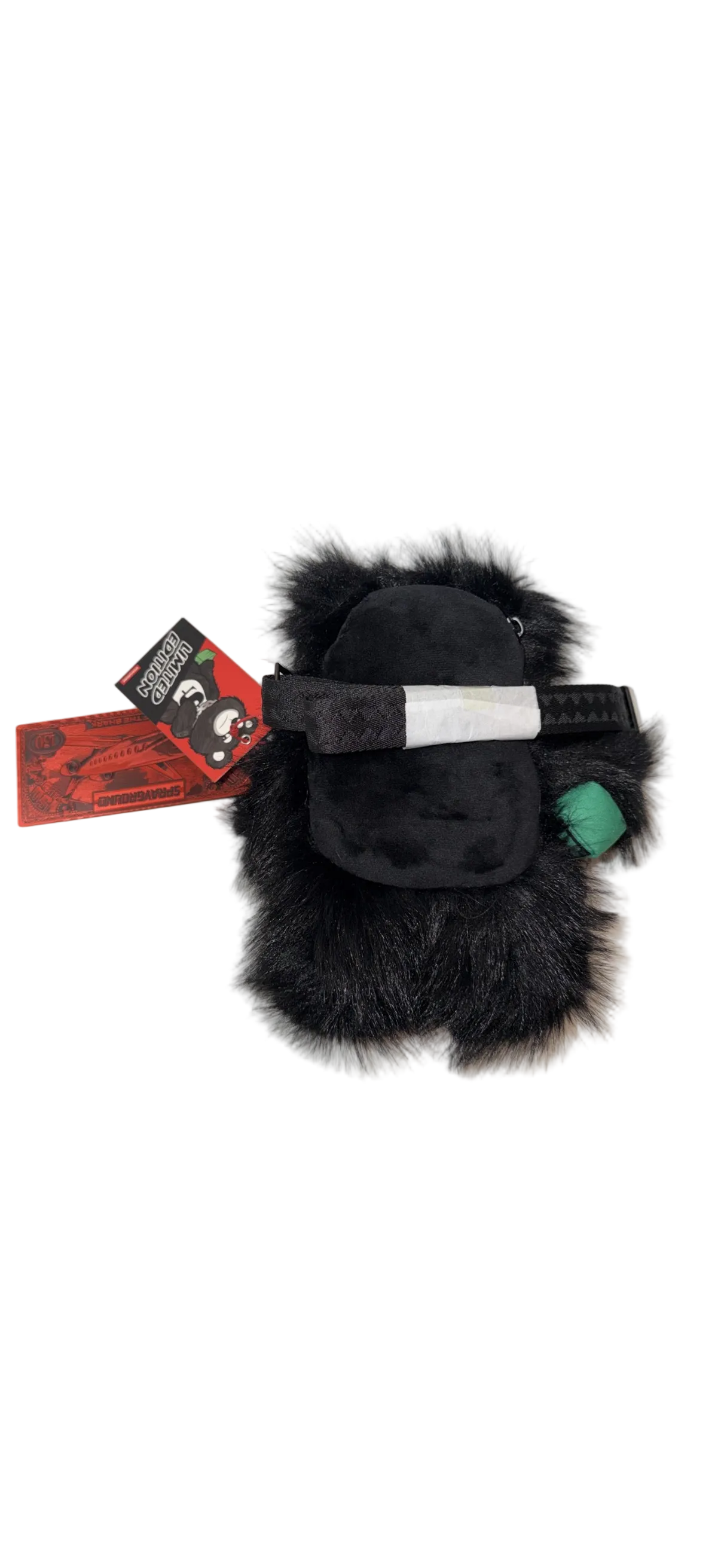 FUR CRAY BLACK BEAR CUB mini crossbody