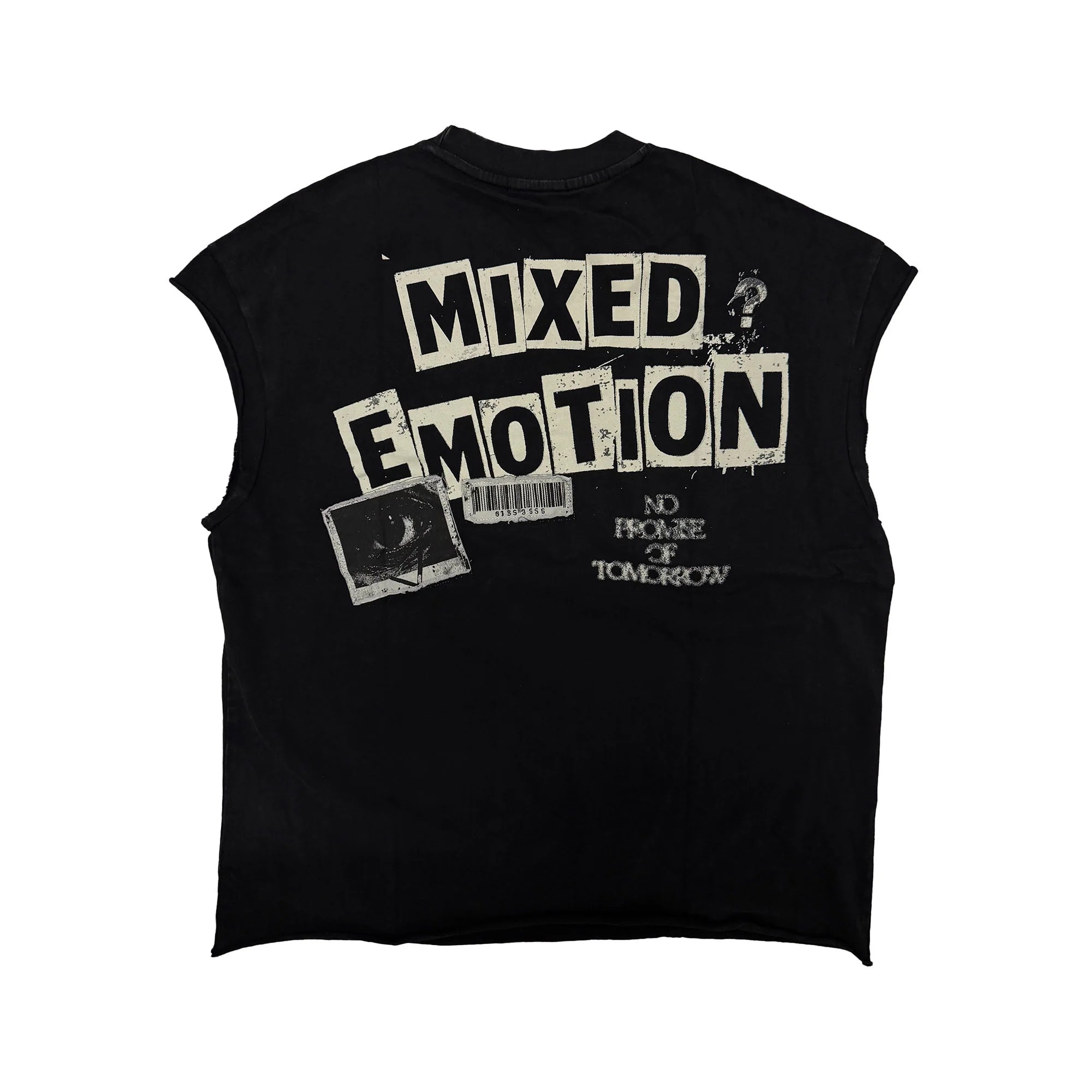 Mixed Emotion 'Newpapers' Sleeveless T-Shirt