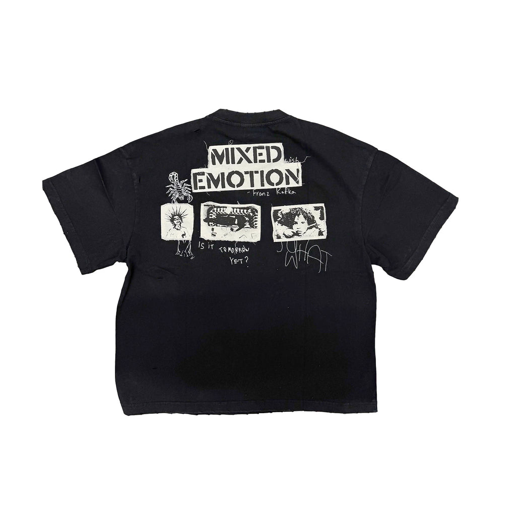 Mixed Emotion 'Stamped' T-Shirt (Black)