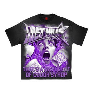 Lost In The Hills x Awful Lot Of Cough Syrup Tee (Black)