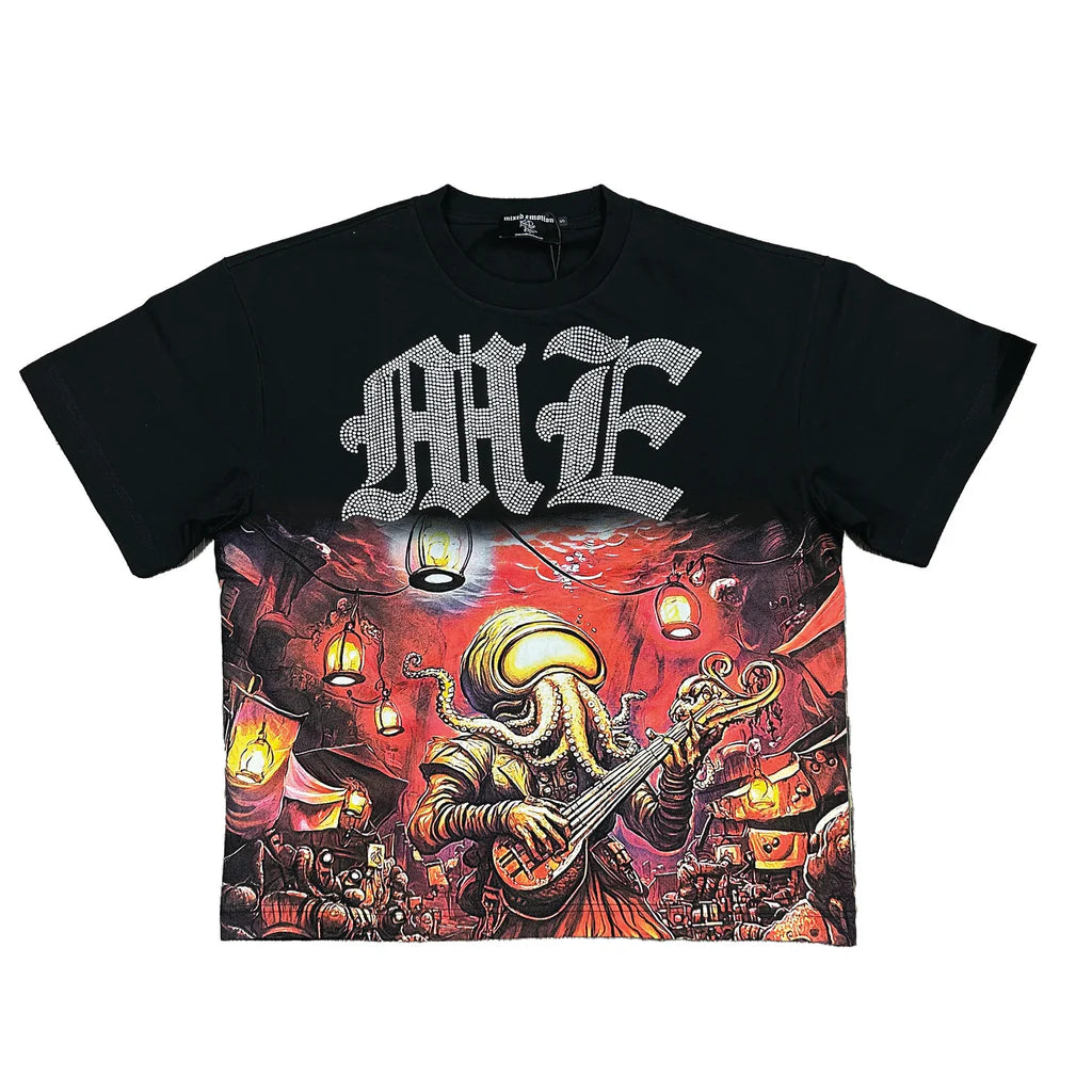 Mixed Emotion Octopus Tee