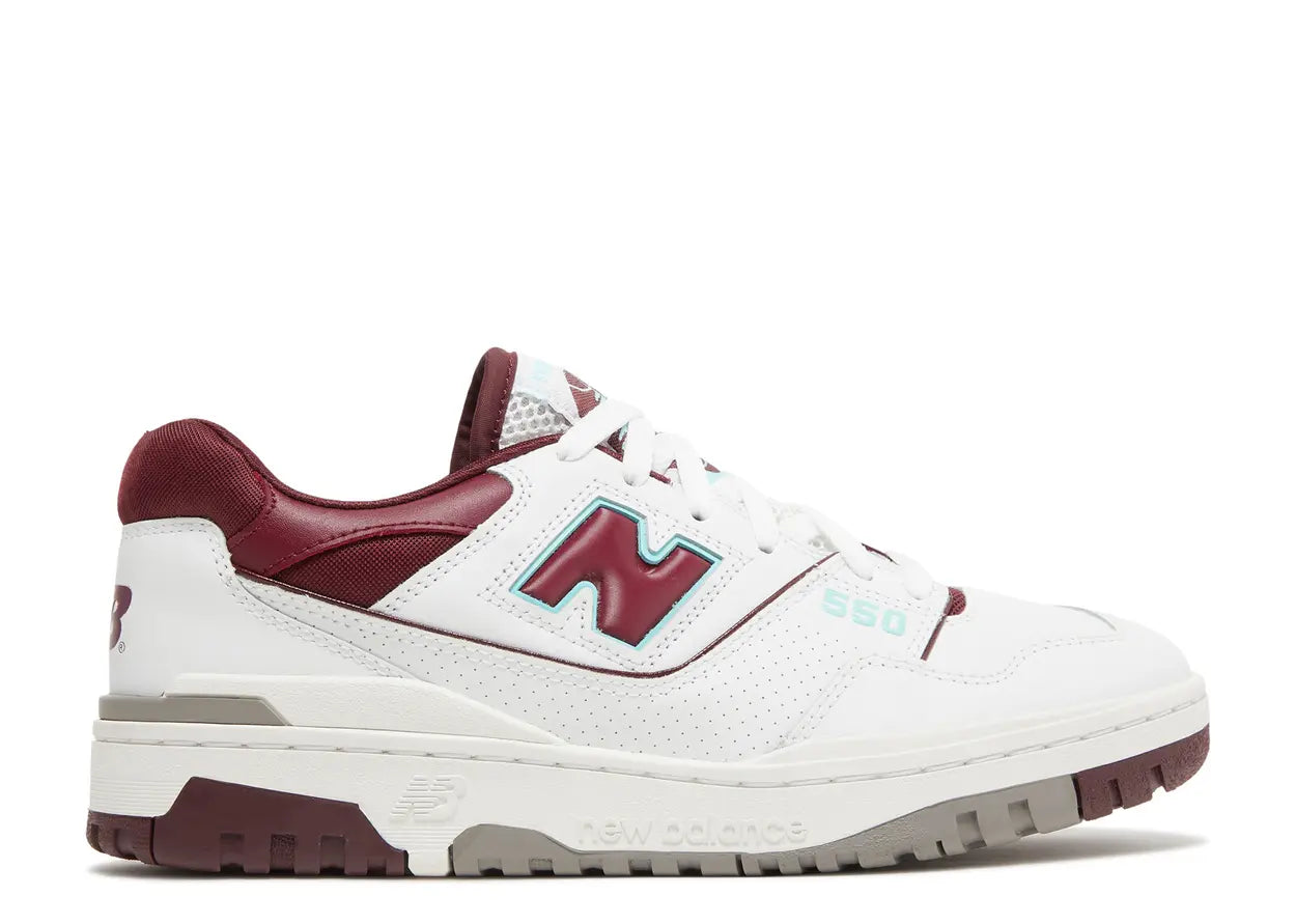 New Balance 550 'Burgundy Turquoise' Damage Box