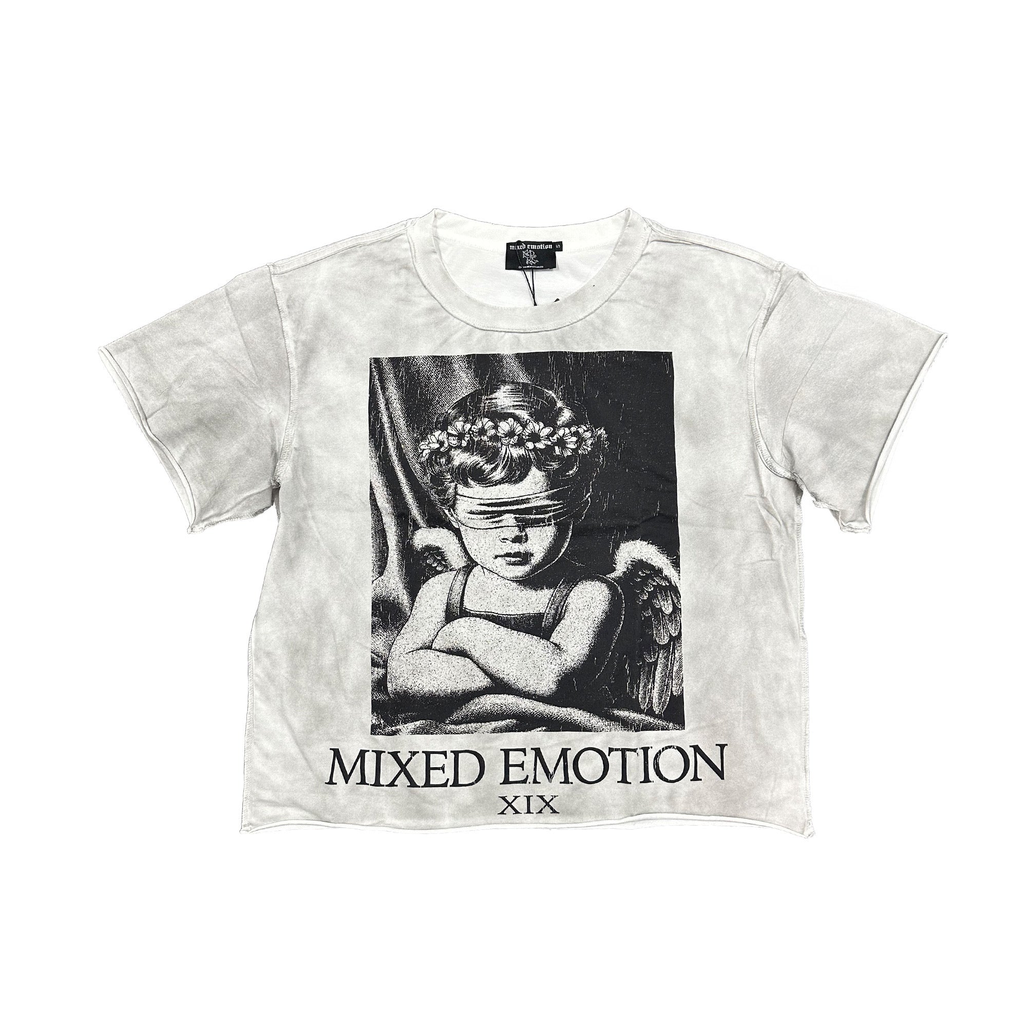 Mixed Emotion White Oversize XIX Tee