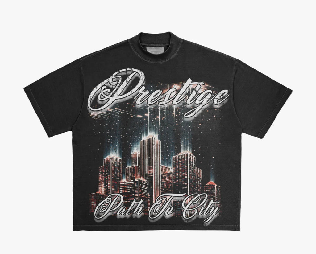 Prestige 'Path To The City Rhinestone' T-Shirt