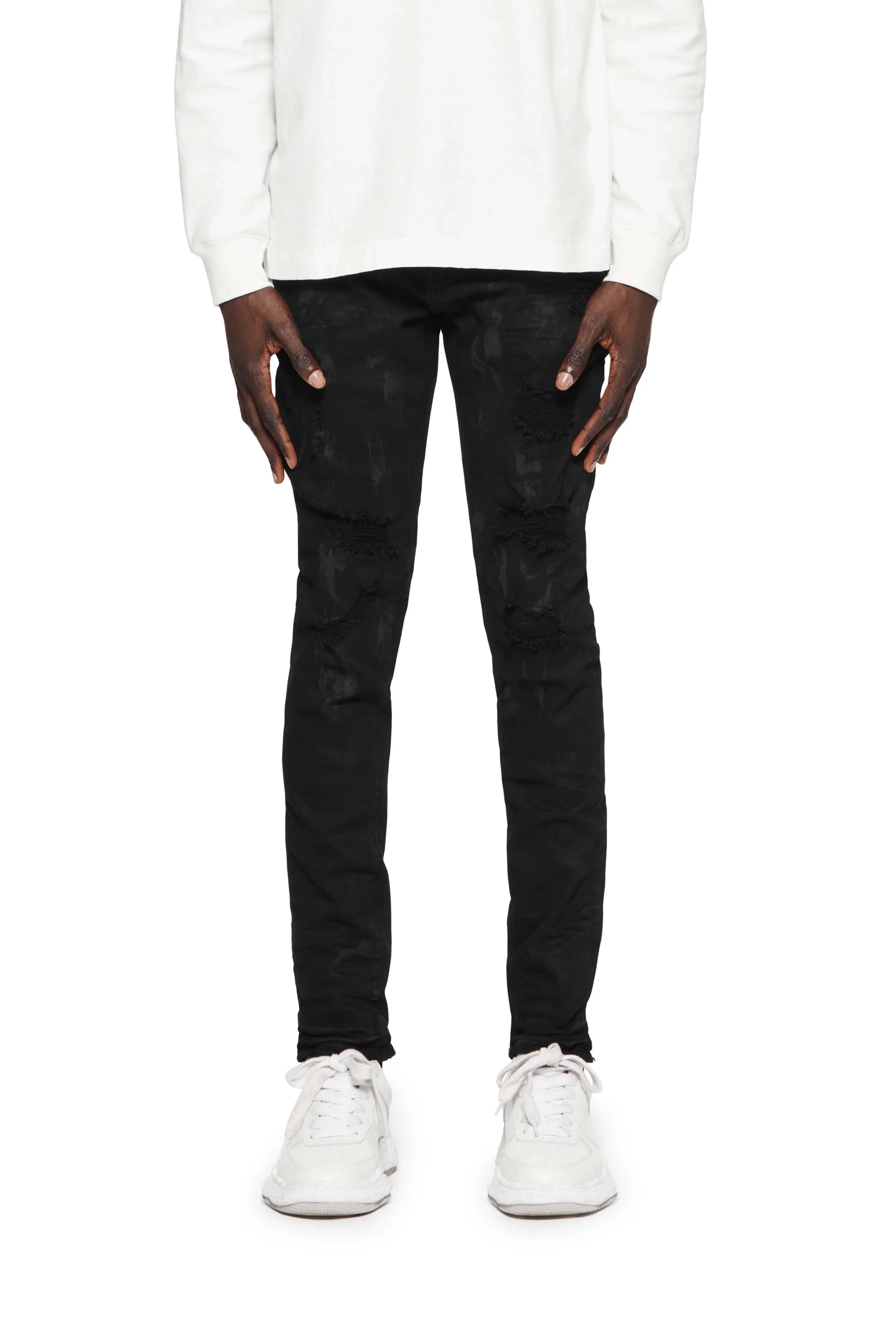 Purple Brand Jeans Black Oil Spill