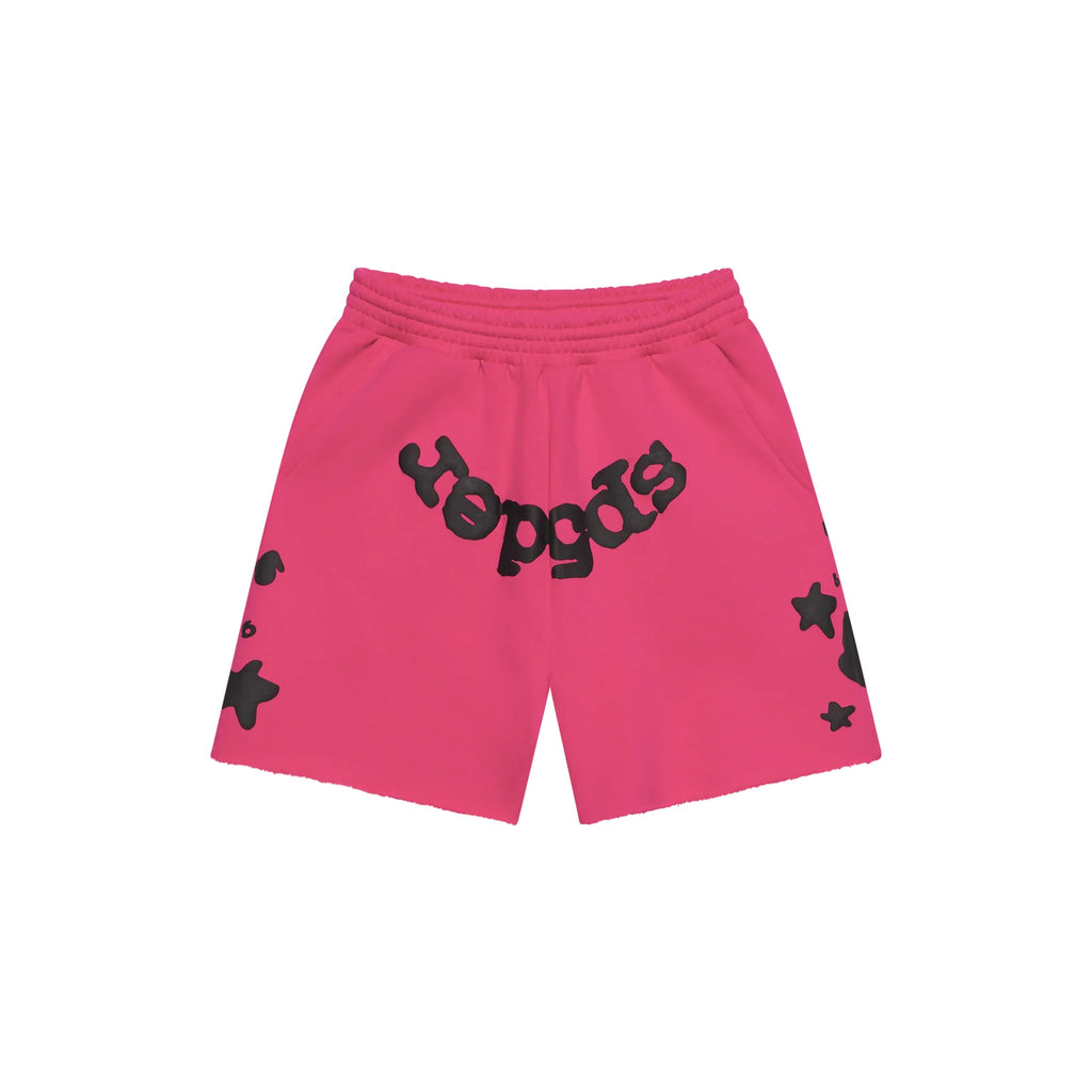 Sp5der 'Beluga' Sweatshorts (Pink)