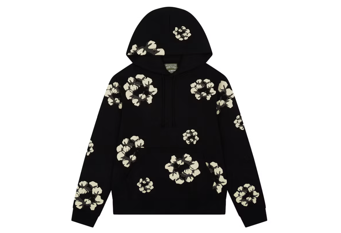 Denim Tears x CPFM Cactus Tears Wreath Hoodie Black