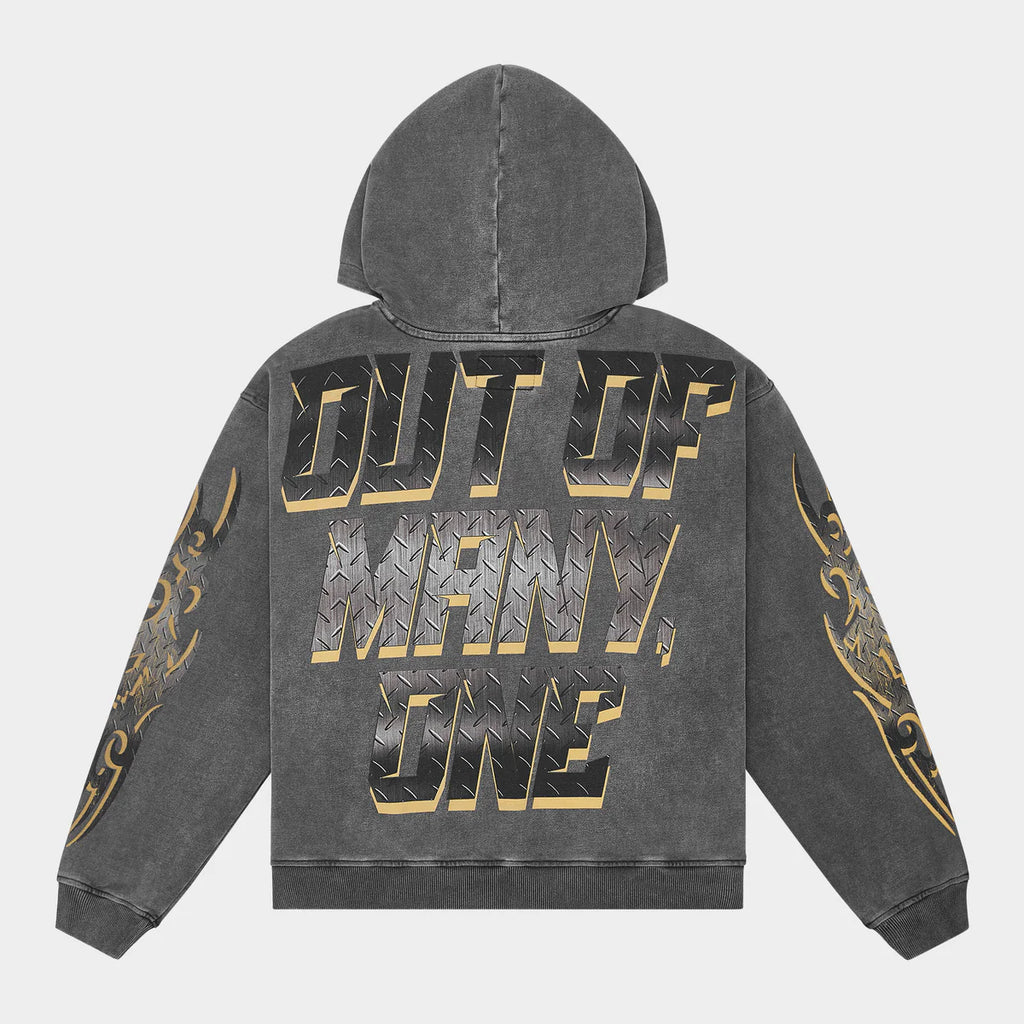 Godspeed Hoodie Steel Sharpen (Grey Wash)
