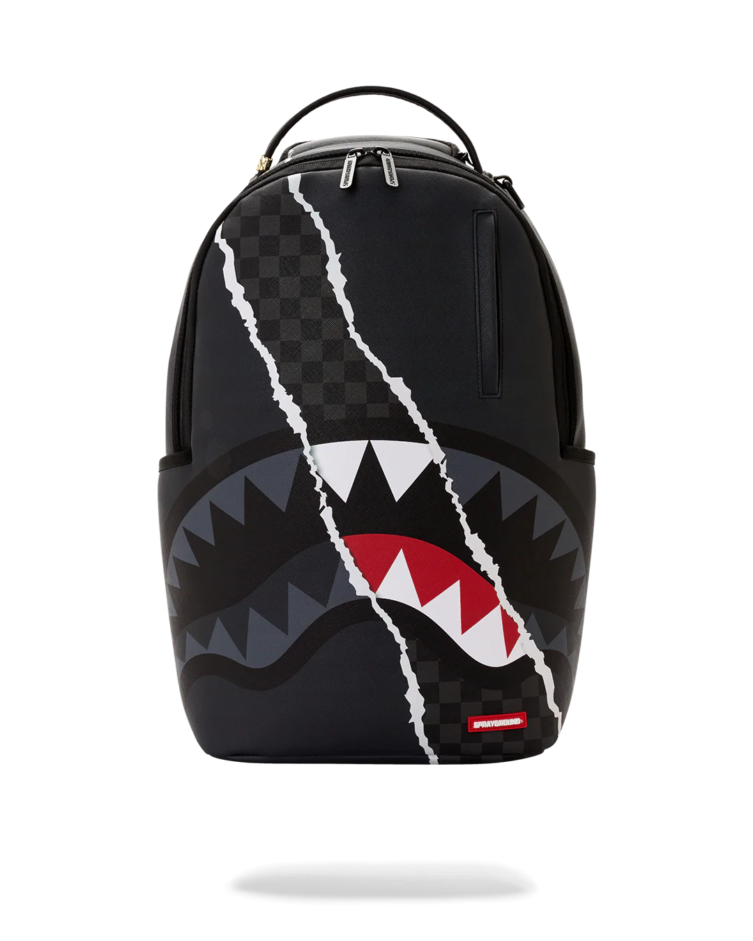 SPRAYGROUND Black Cross Rip Backpack