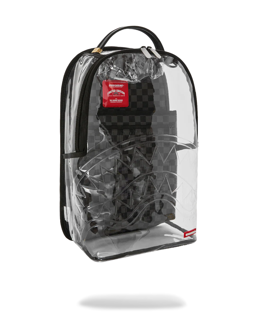 SPRAYGROUND Clear Black Backpack