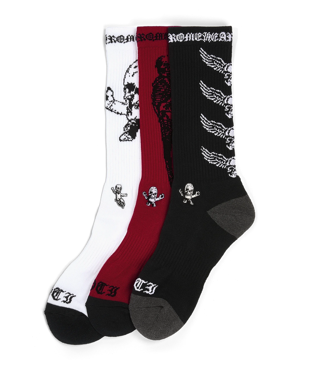 Chrome Hearts 'Foti' Socks (Individuals) (1-Pair/2-Pieces)