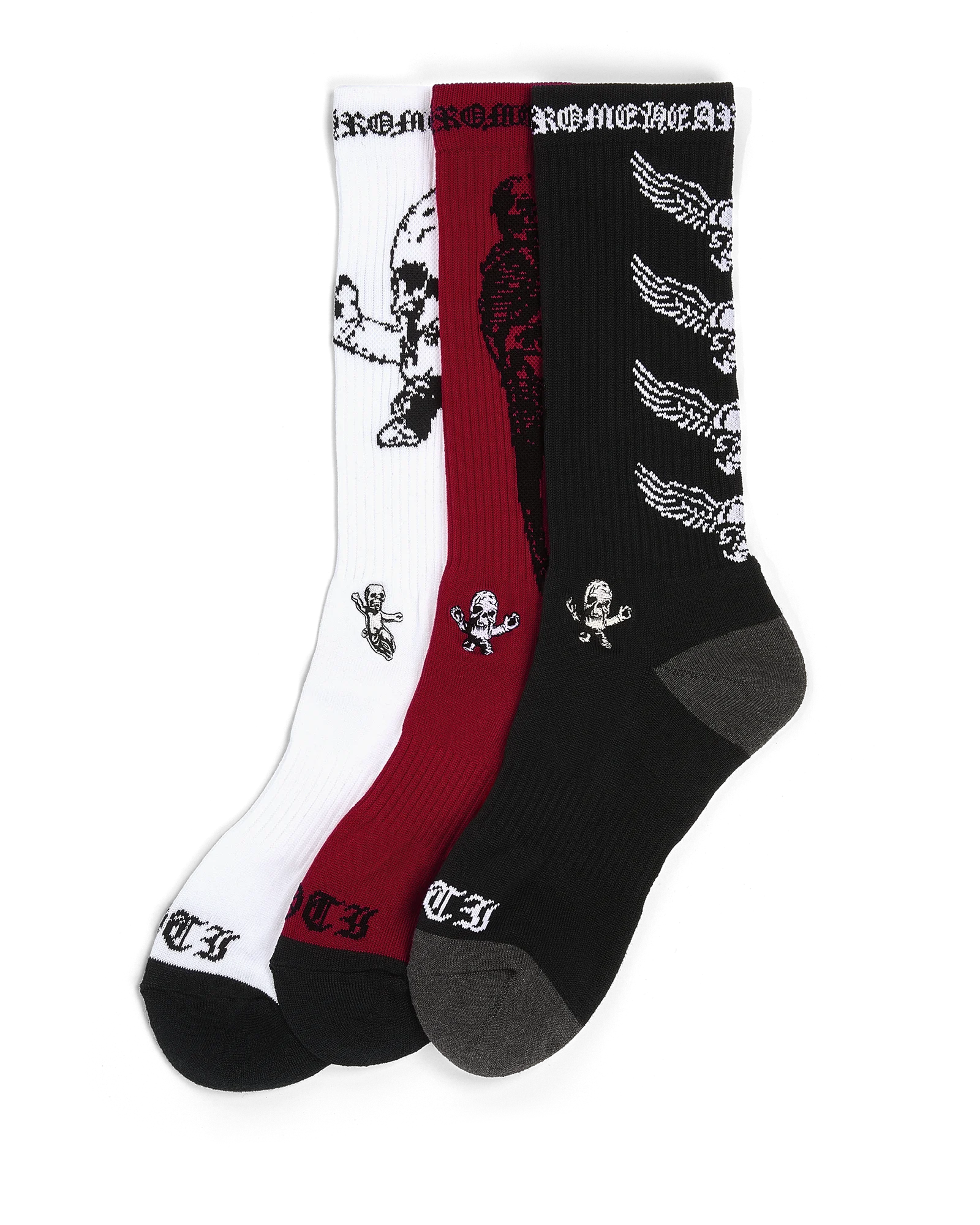 Chrome Hearts 'Foti' Socks (Individuals) (1-Pair/2-Pieces)