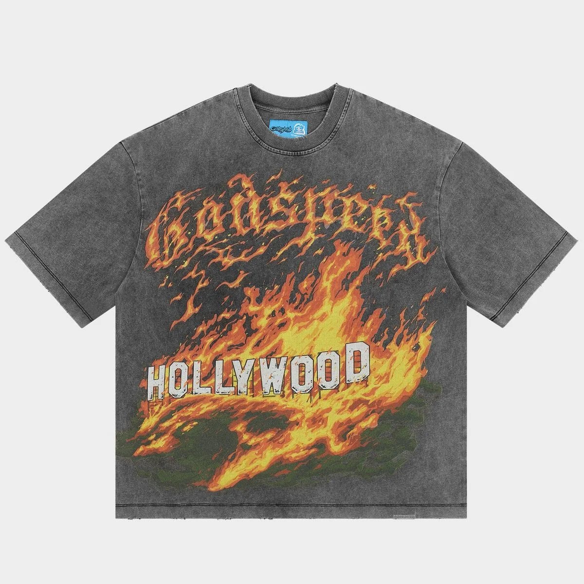 Godspeed 'Hollywood Inferno' T-Shirt (Grey)