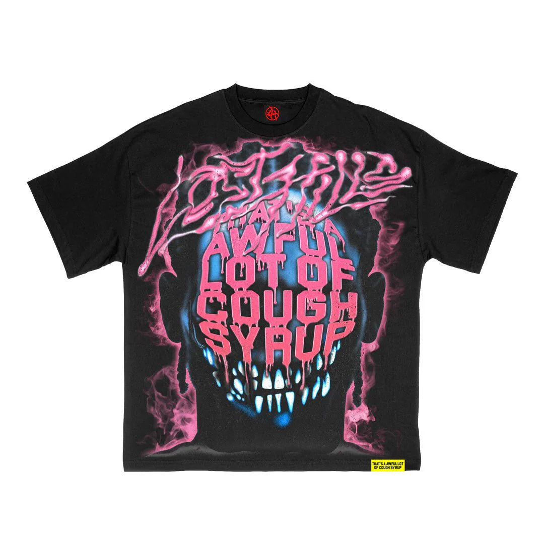 Lost In The Hills x Awful Lot Of Cough Syrup 'Head' Tee (Black)