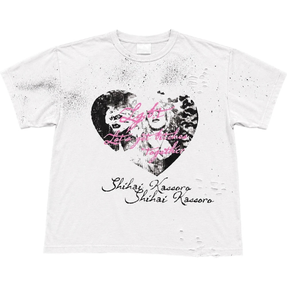 Shihai Kassoro 'Lets Get Bitch Together' T-Shirt (White)