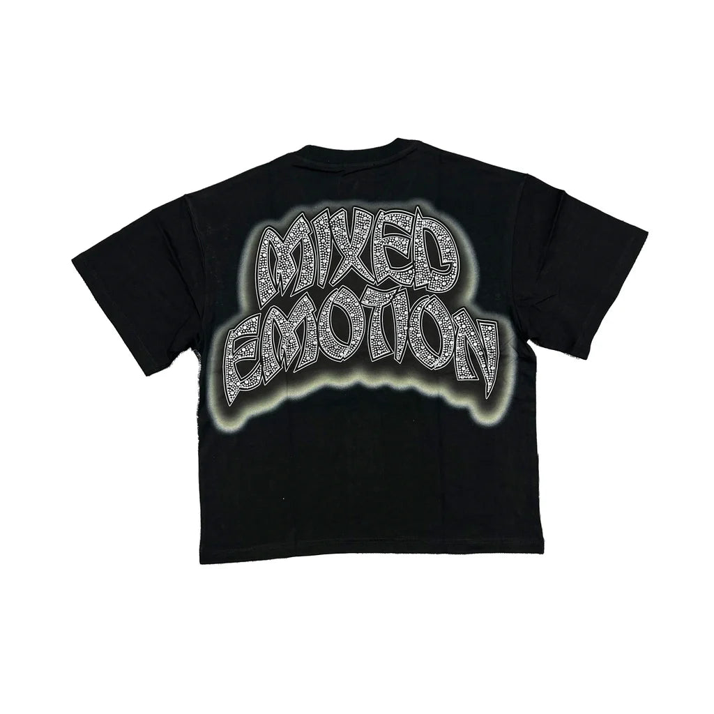 Mixed Emotion Black “Seaside” Tee
