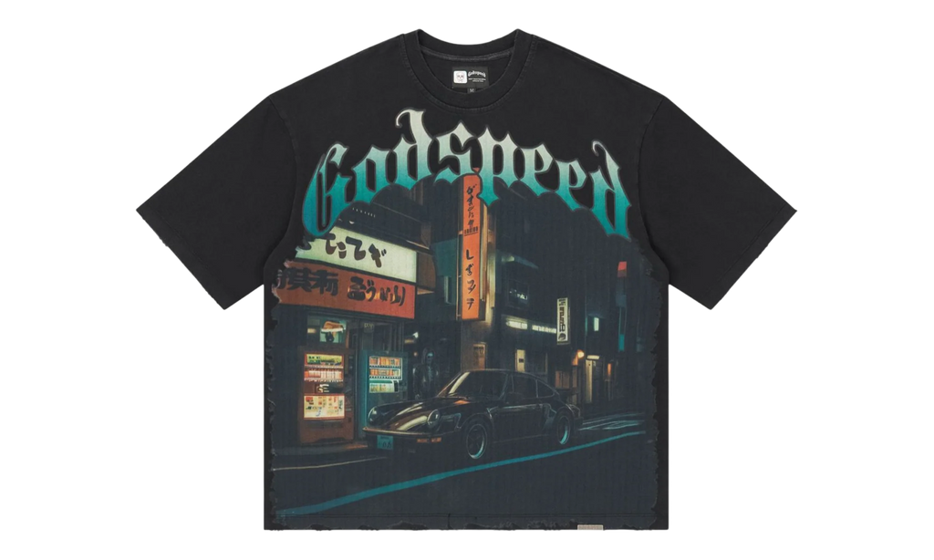 Godspeed 'Tokyo Pit Stop' T-Shirt (Black)